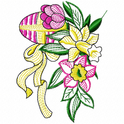 Flowers Embroidery Design 4 Flowers Embroidery Design 4